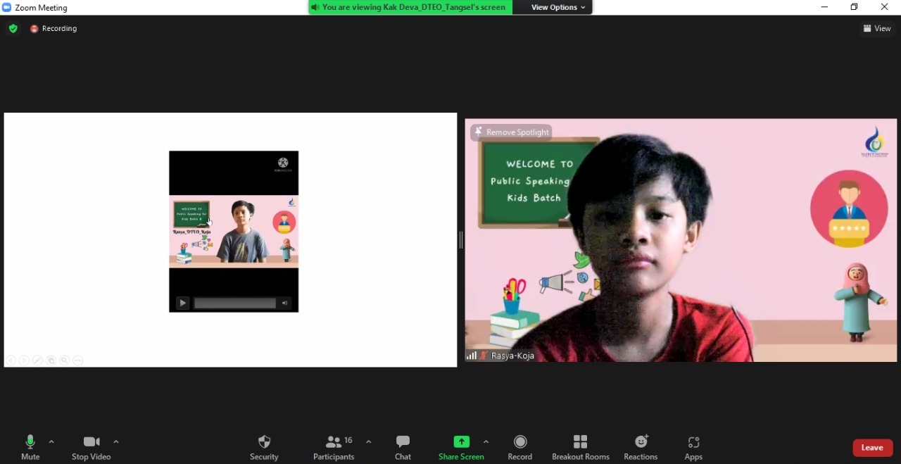 Public Speaking for Kids; Mengasah Kemampuan Komunikasi Sedari Dini