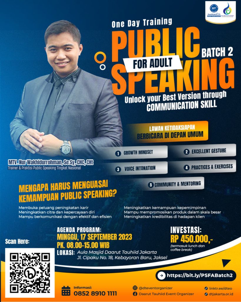 Pelatihan Public Speaking Dewasa